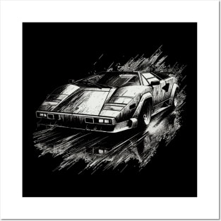 Lamborghini Countach Posters and Art